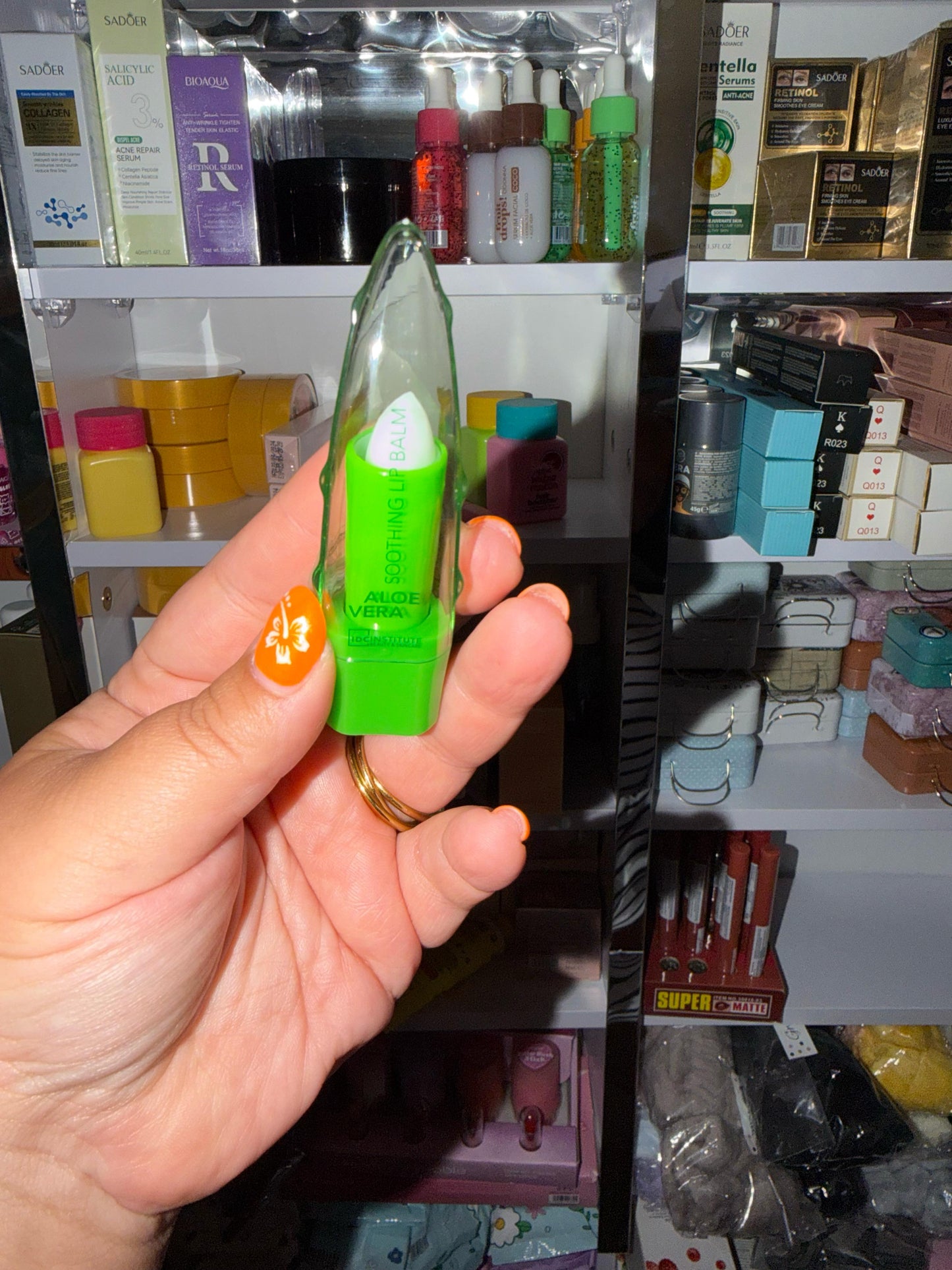 Brillo de aloe vera