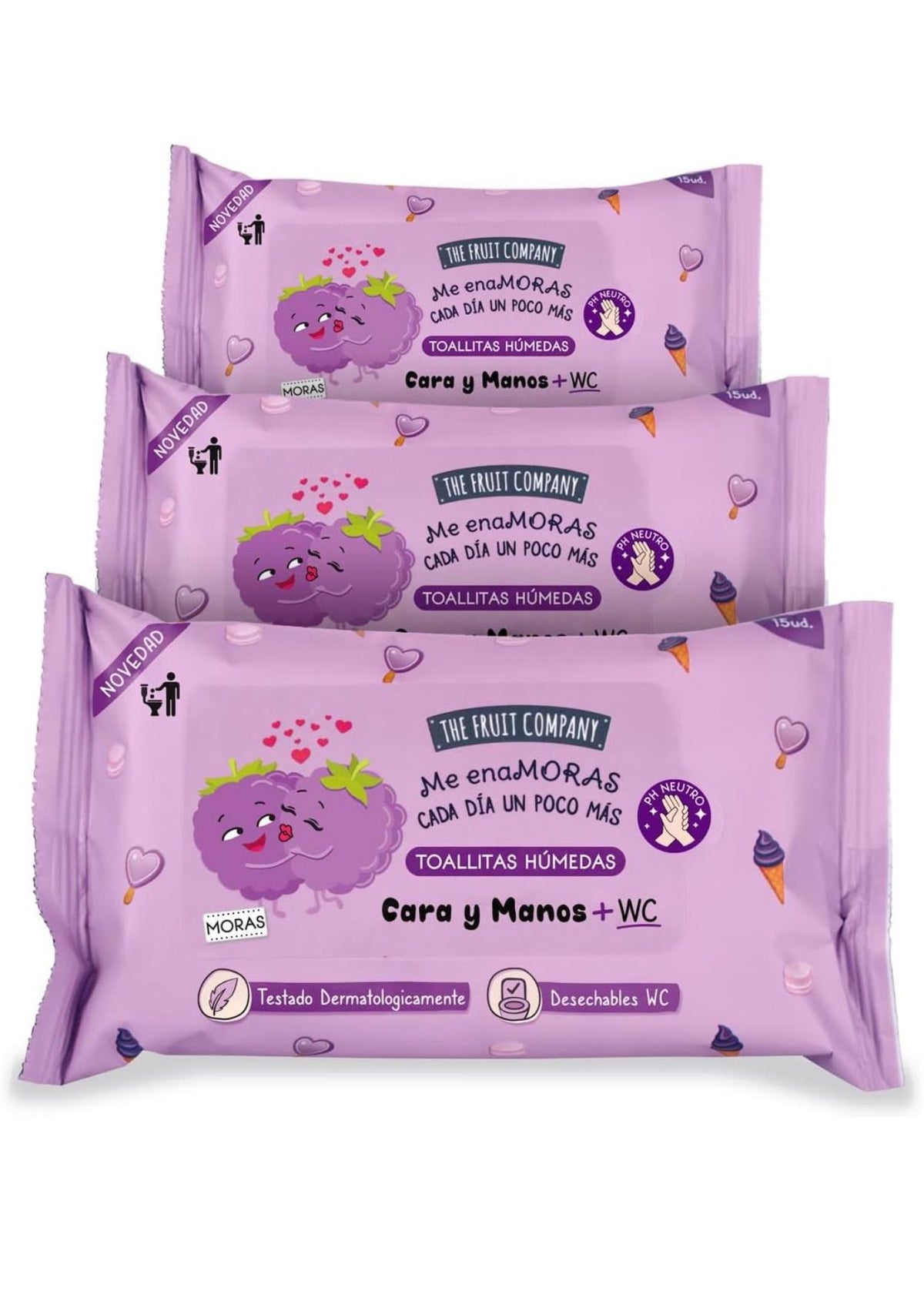 Toallitas de mora