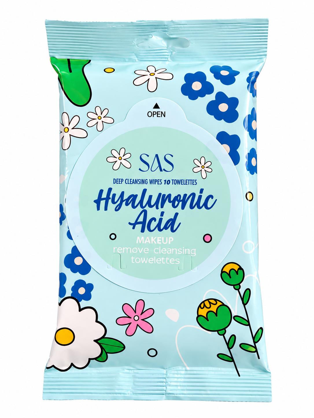 Toallitas desmaquillantes de ácido hialuronico