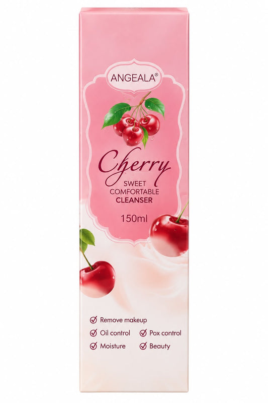 Limpiador facial de cereza