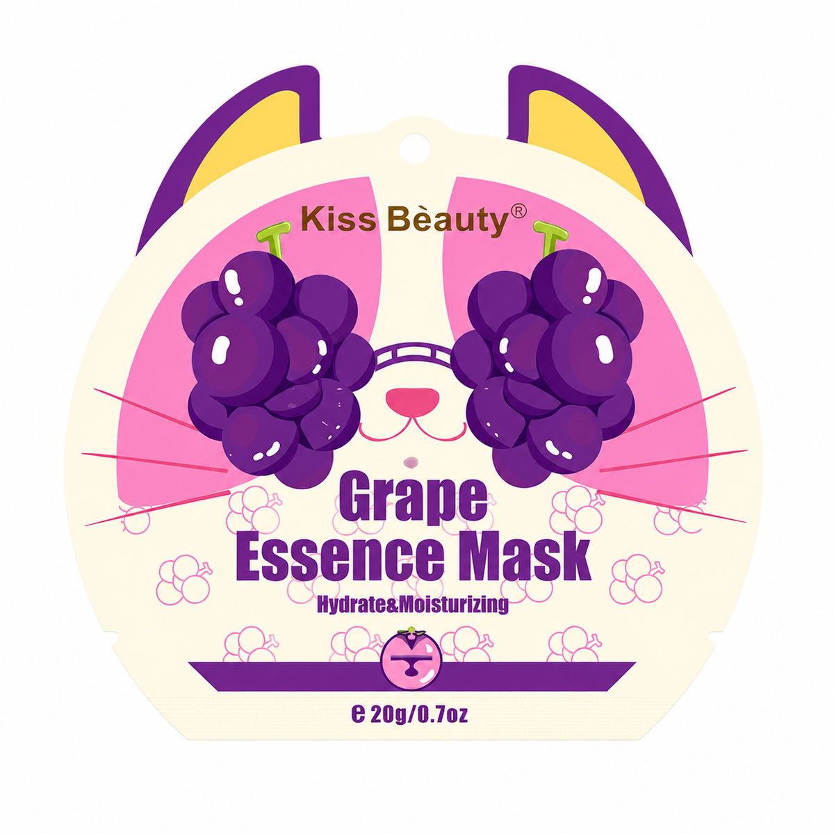 Mascarilla facial uva