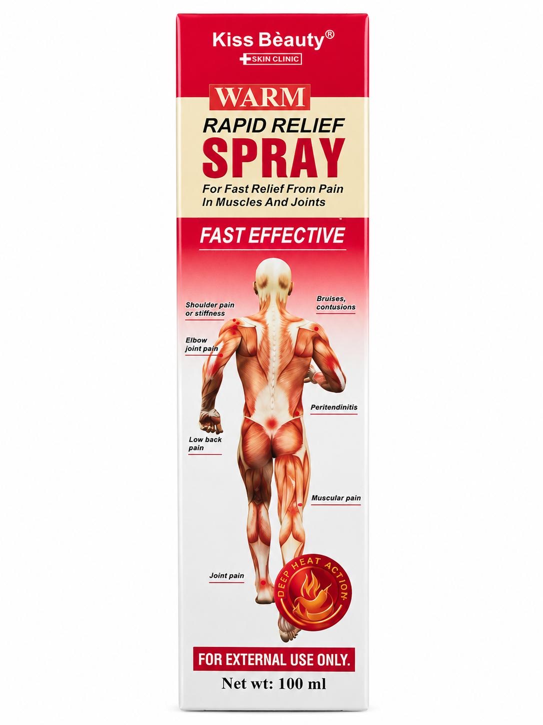 Spray efecto calor