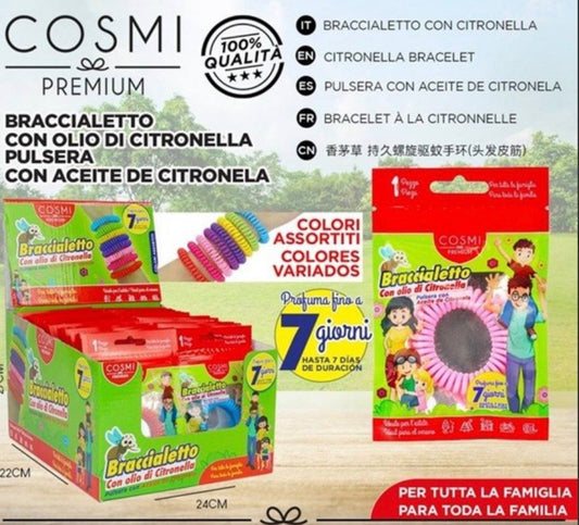 Pulsera con aceite de citronela