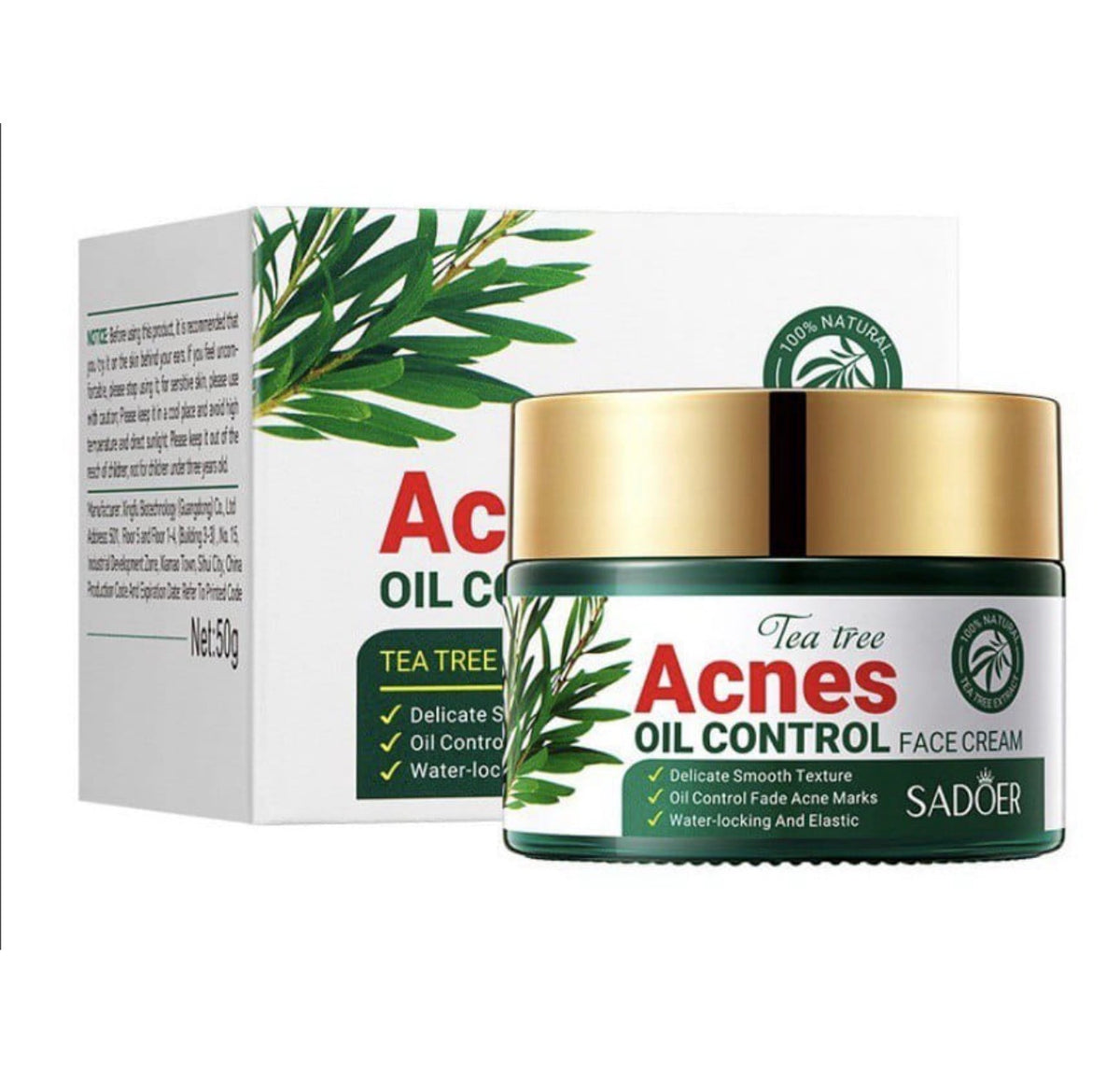 Crema para el acné