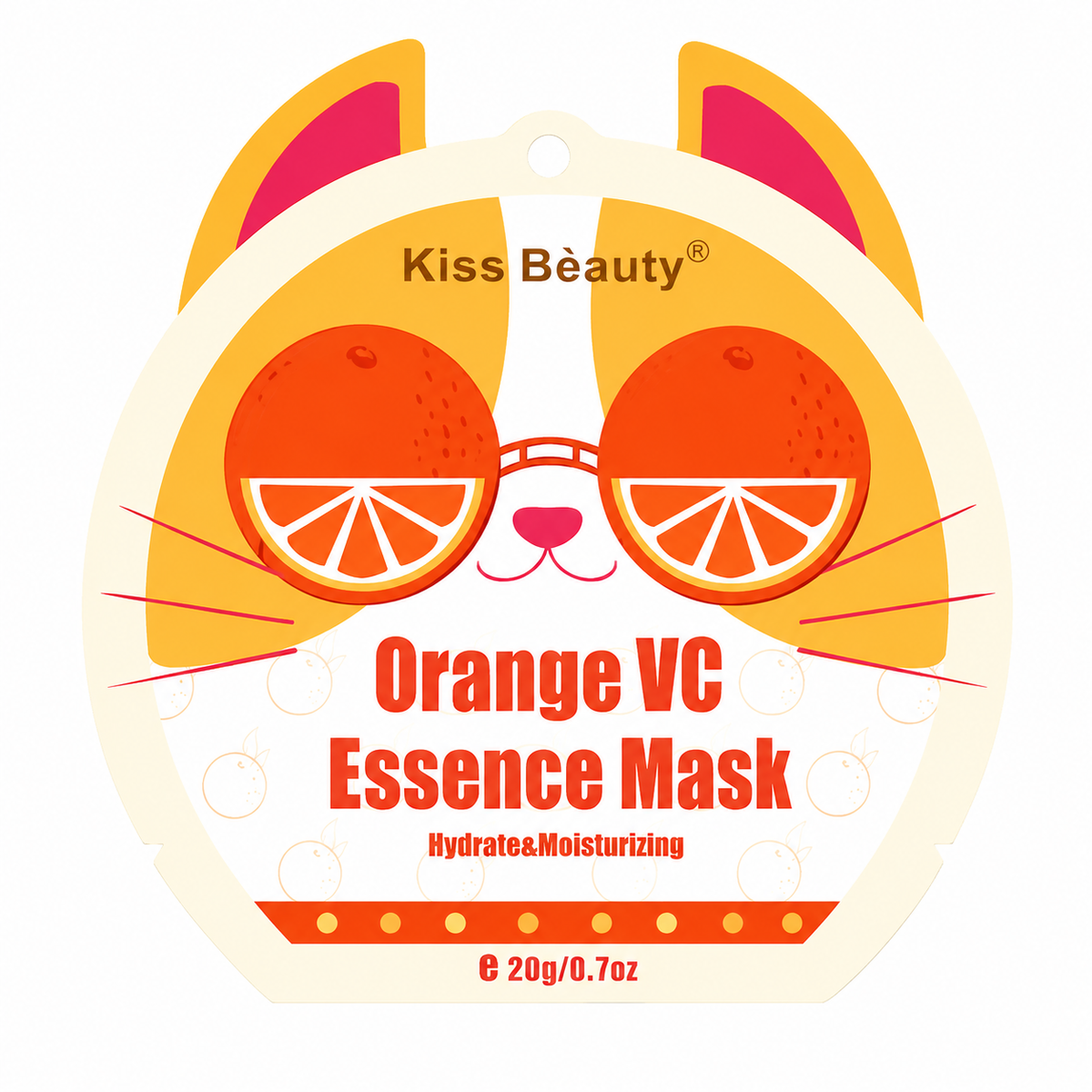 Mascarilla facial de naranja hidratante