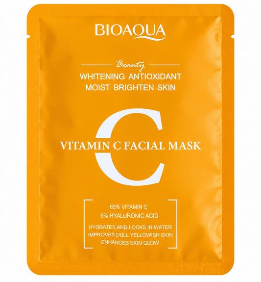 Mascarilla facial vitamina c