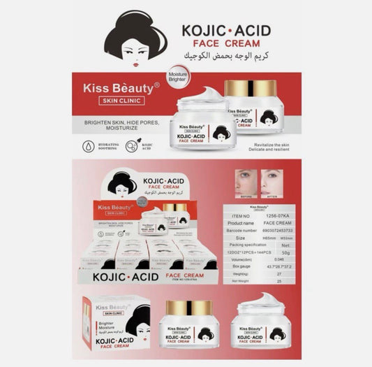 Crema hidratante ácido kojic