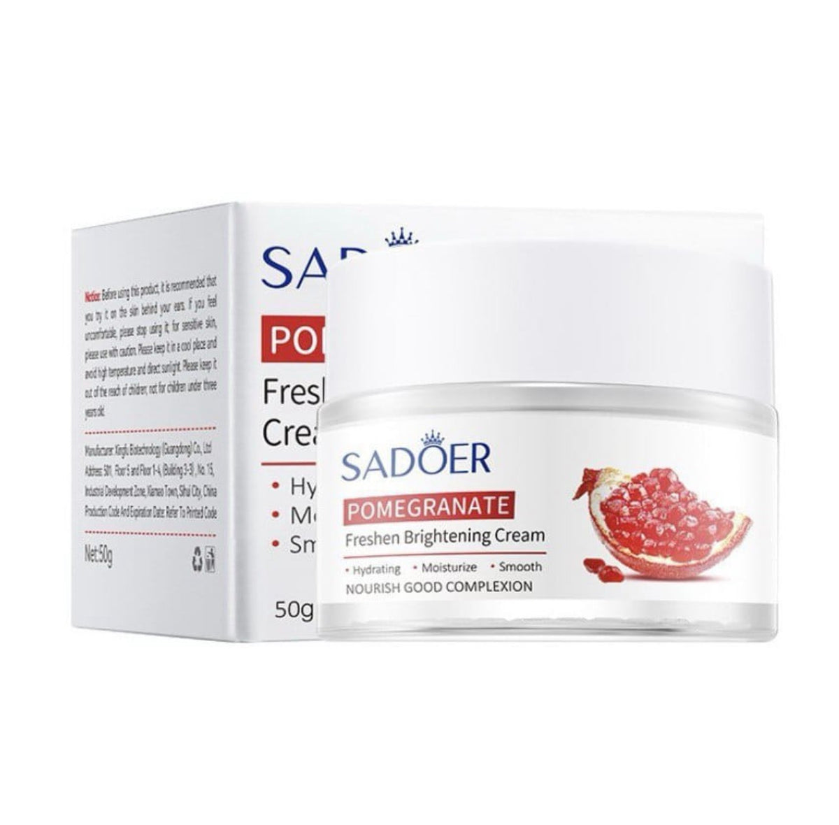 Crema facial de granada