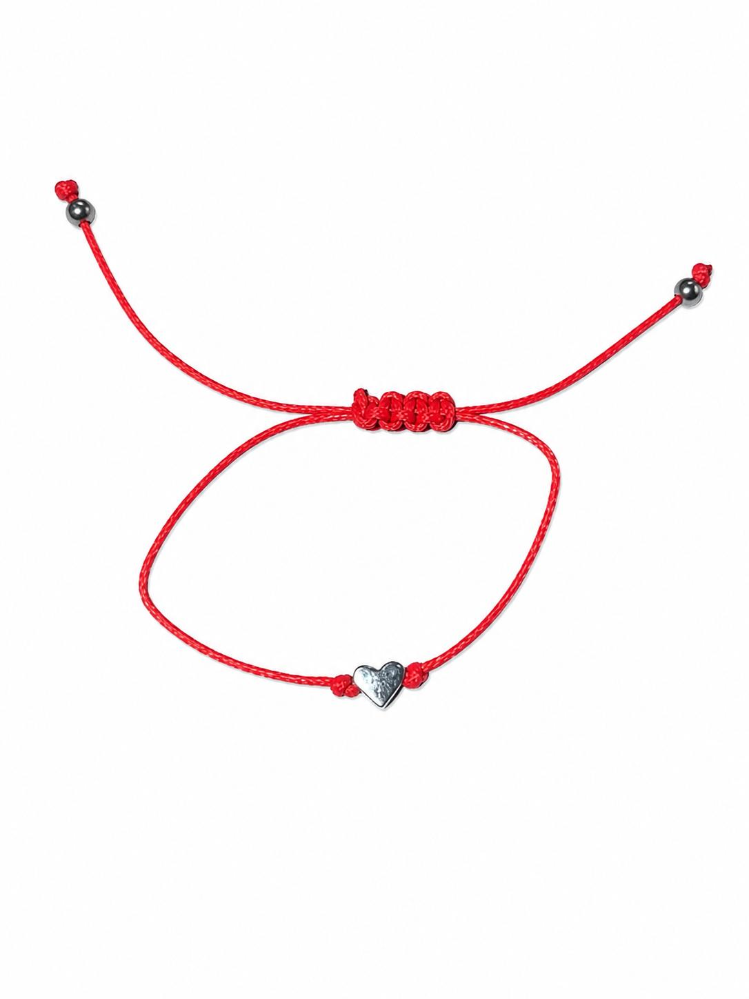 Pulsera corazón rojo