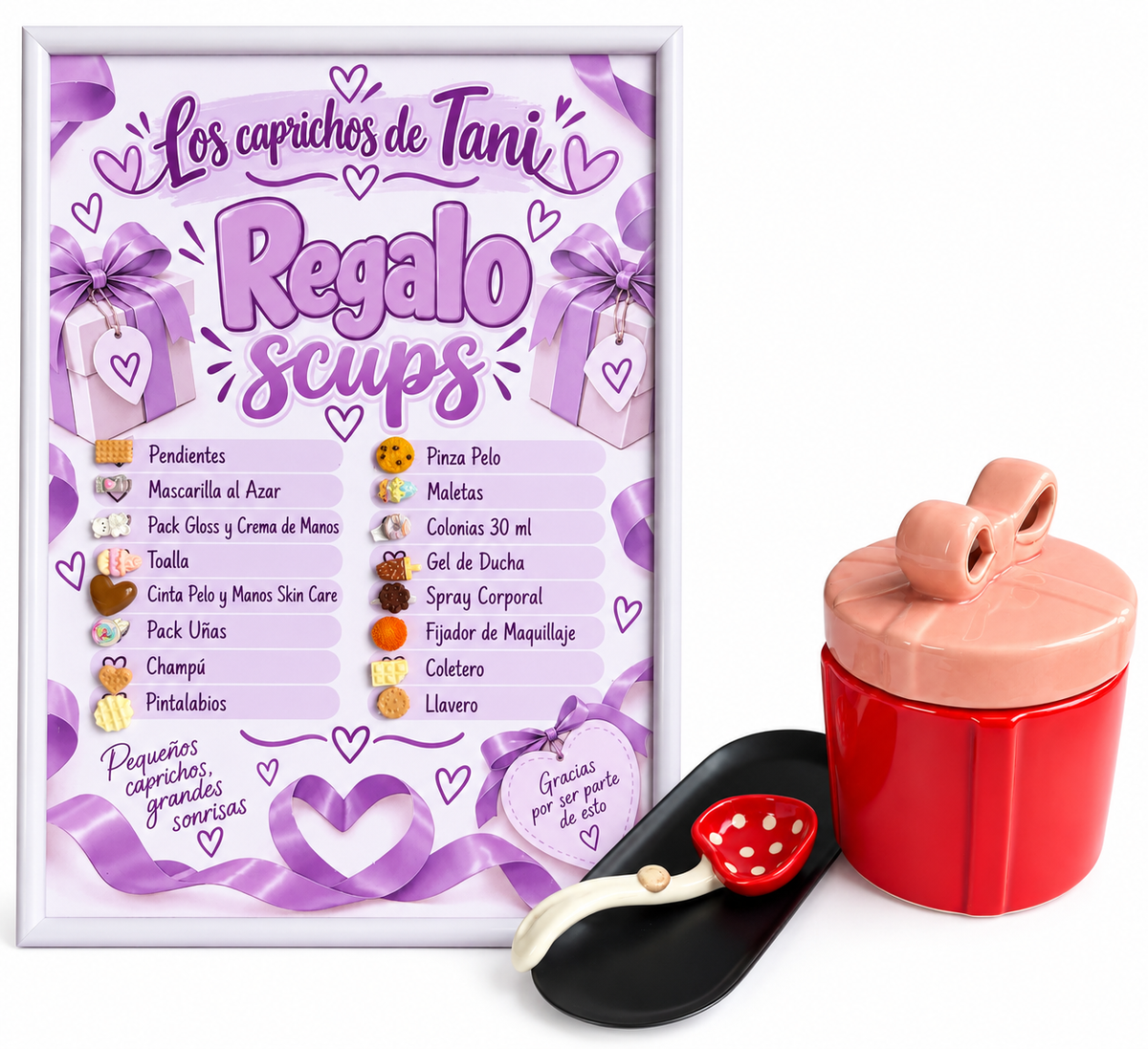 2 scups + regalo sorpresa