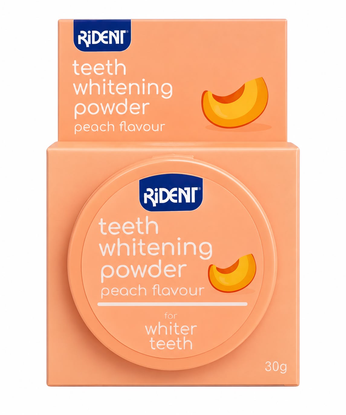 Blanqueador dental sabor melocotón
