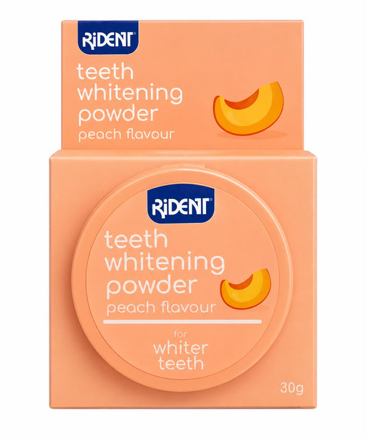 Blanqueador dental sabor melocotón