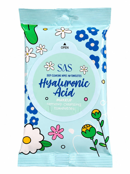 Toallitas desmaquillantes de ácido hialuronico